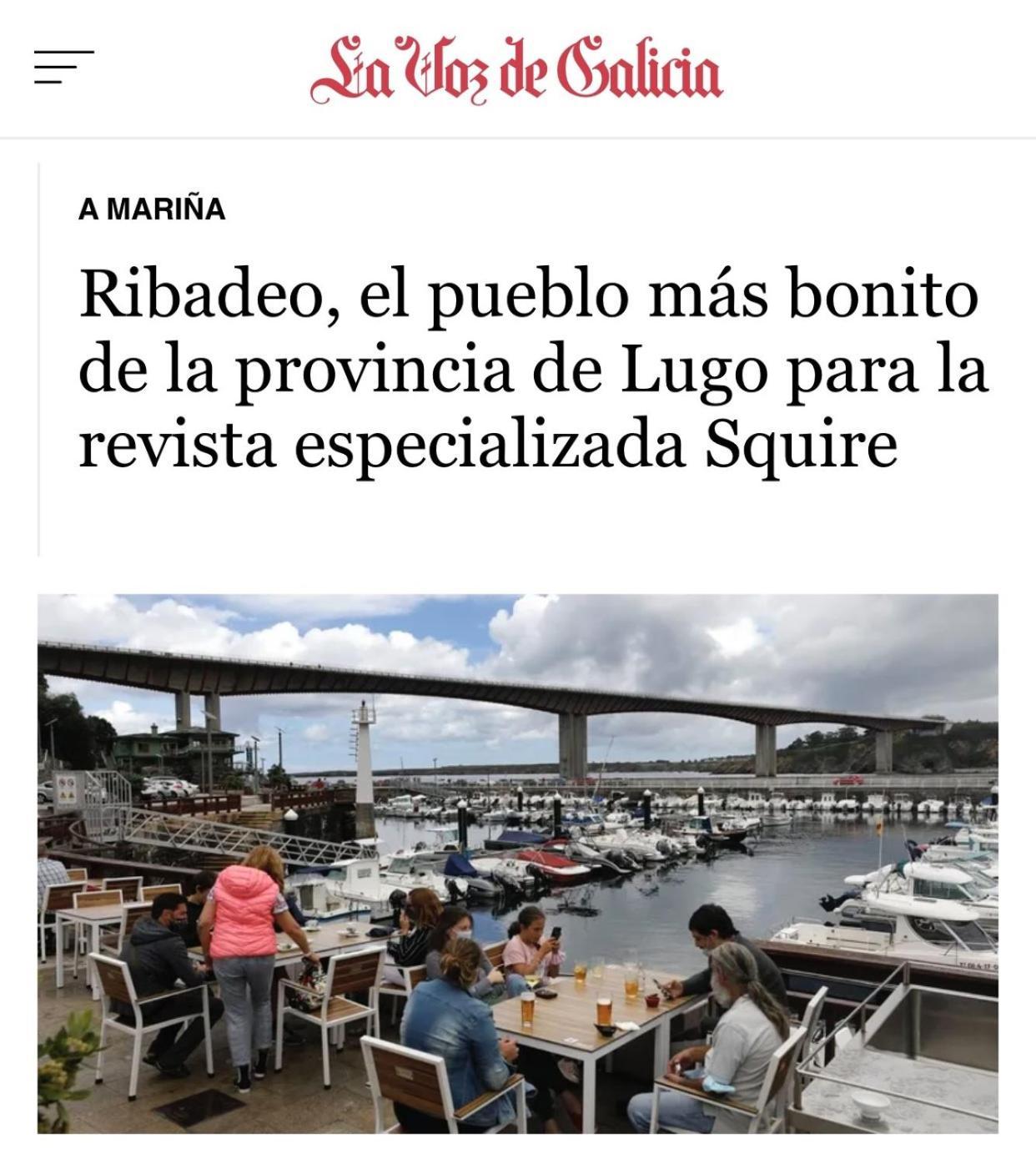 Moderno Piso Con La Mejor Terraza De Ribadeo Y Vistas Maravillosas Luaran gambar